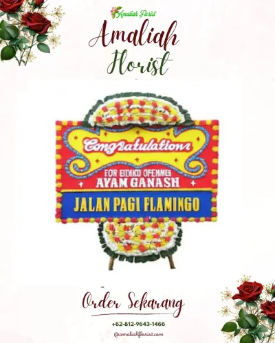 Bunga Papan Congratulation di Warung Menteng